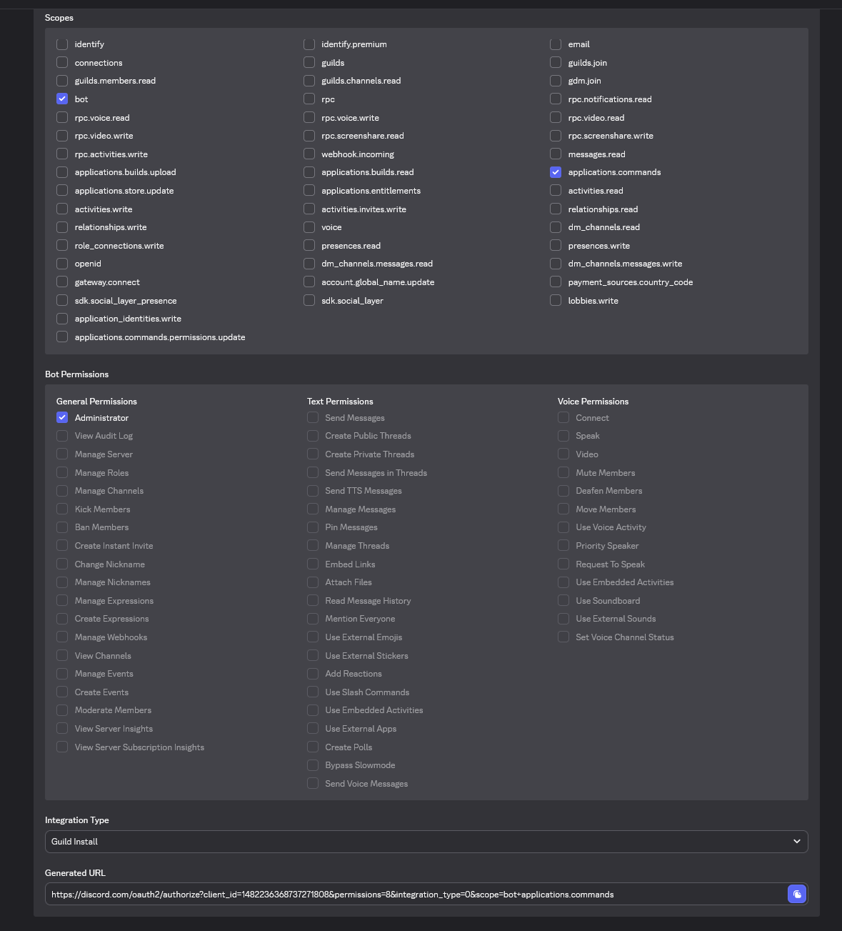 Discord Bot Permissions